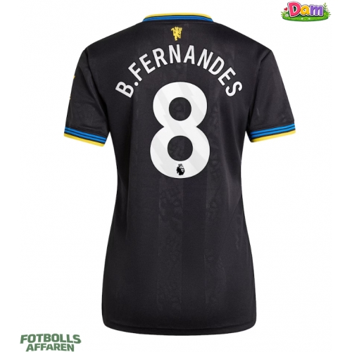 Manchester United Bruno Fernandes #8 Tredje Tröja Kvinnor 2025-26 Kortärmad